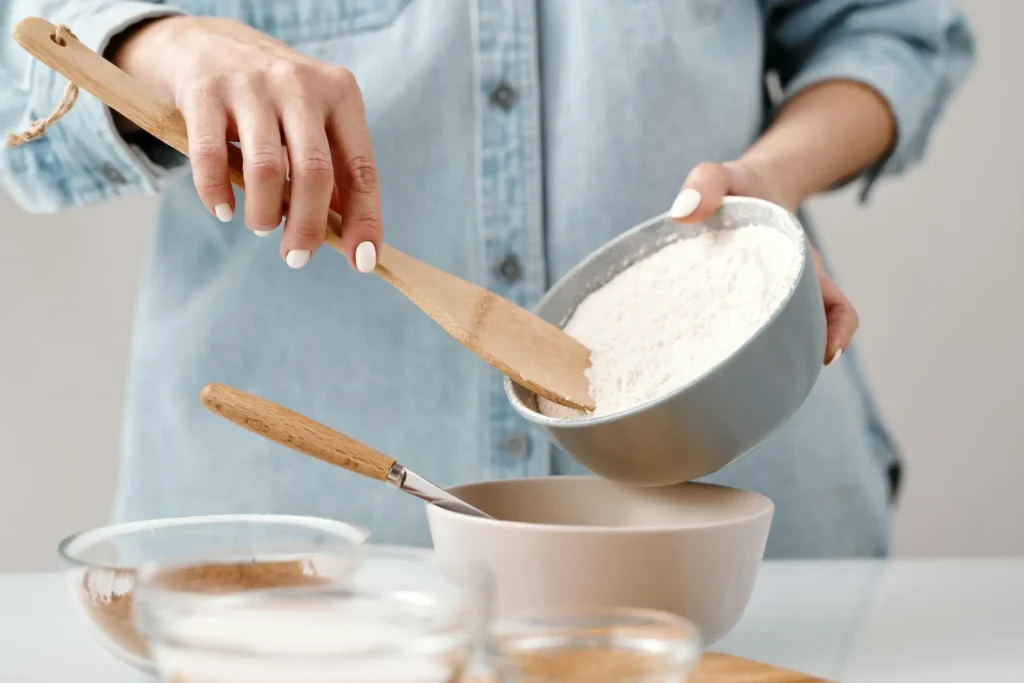 Flour Mixing, Baking Powder & Baking Soda Mixture
